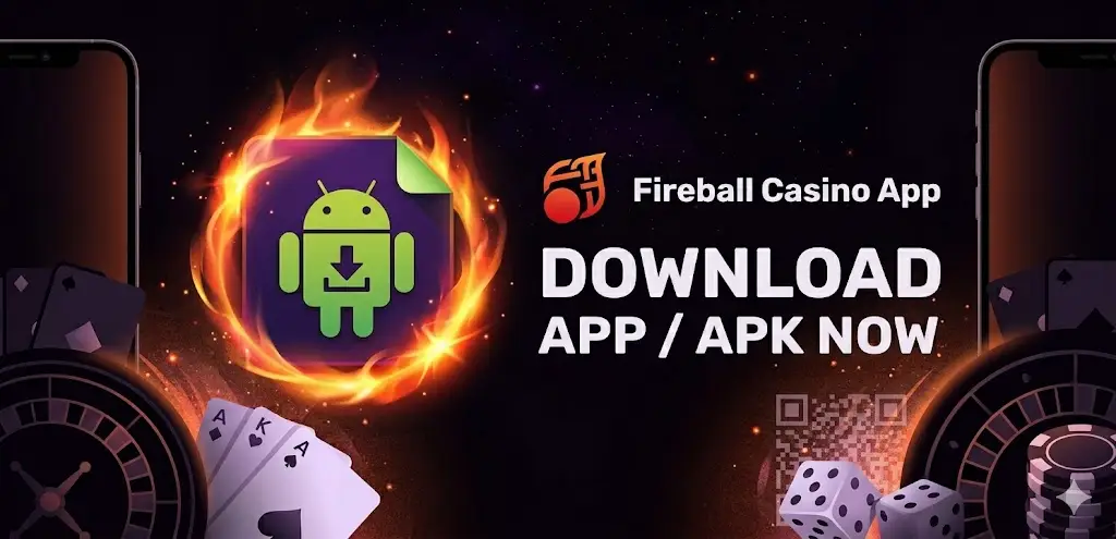 Fireball Casino mobilalkalmazás Androidon