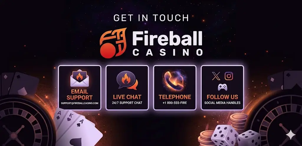 Fireball Casino ügyfélszolgálat elérhetőségek